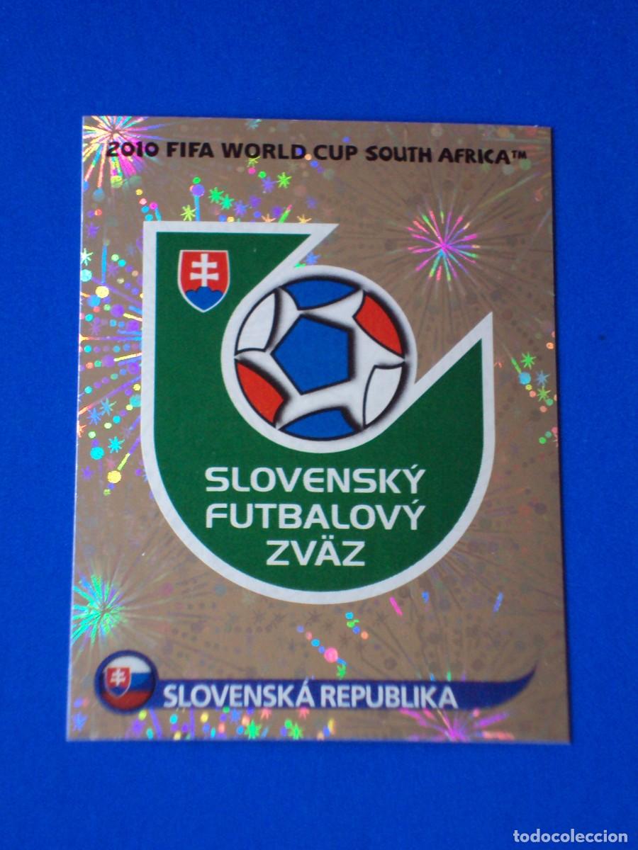 Cromos de F&uacute;tbol: 468 ESCUDO ESLOVAQUIA MUNDIAL FUTBOL SOUTH AFRICA 2010 FIFA WORLD CUP PANINI CROMO NUEVO