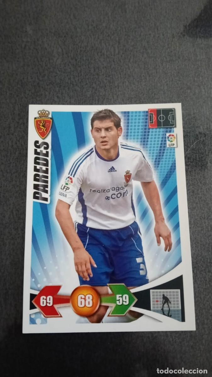 Cromos de F&uacute;tbol: Adrenalyn 09 10 2009 2010 Paredes Zaragoza