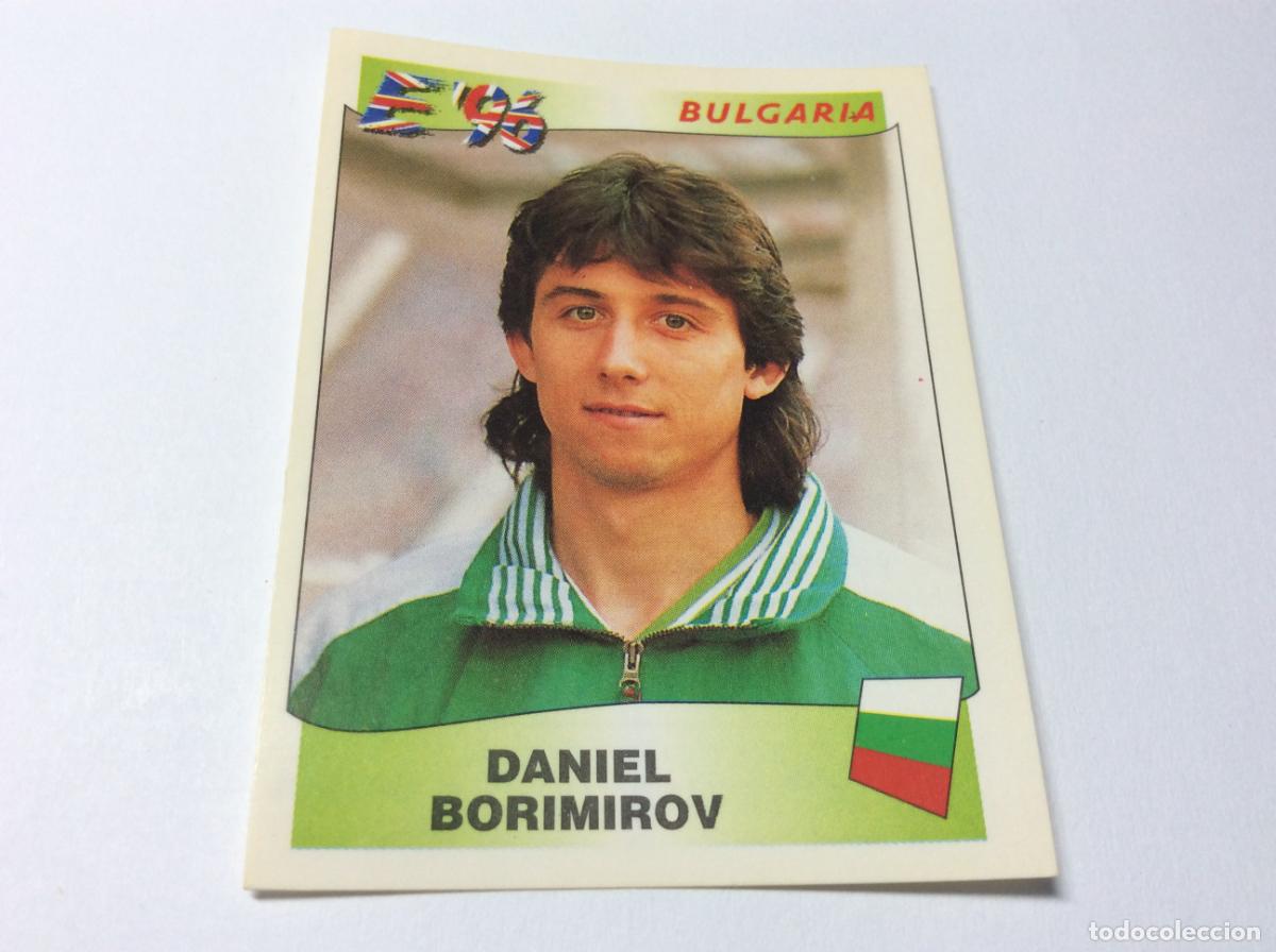 Cromos de F&uacute;tbol: 148 Daniel Borimirov Bulgaria UEFA EURO 1996 PANINI