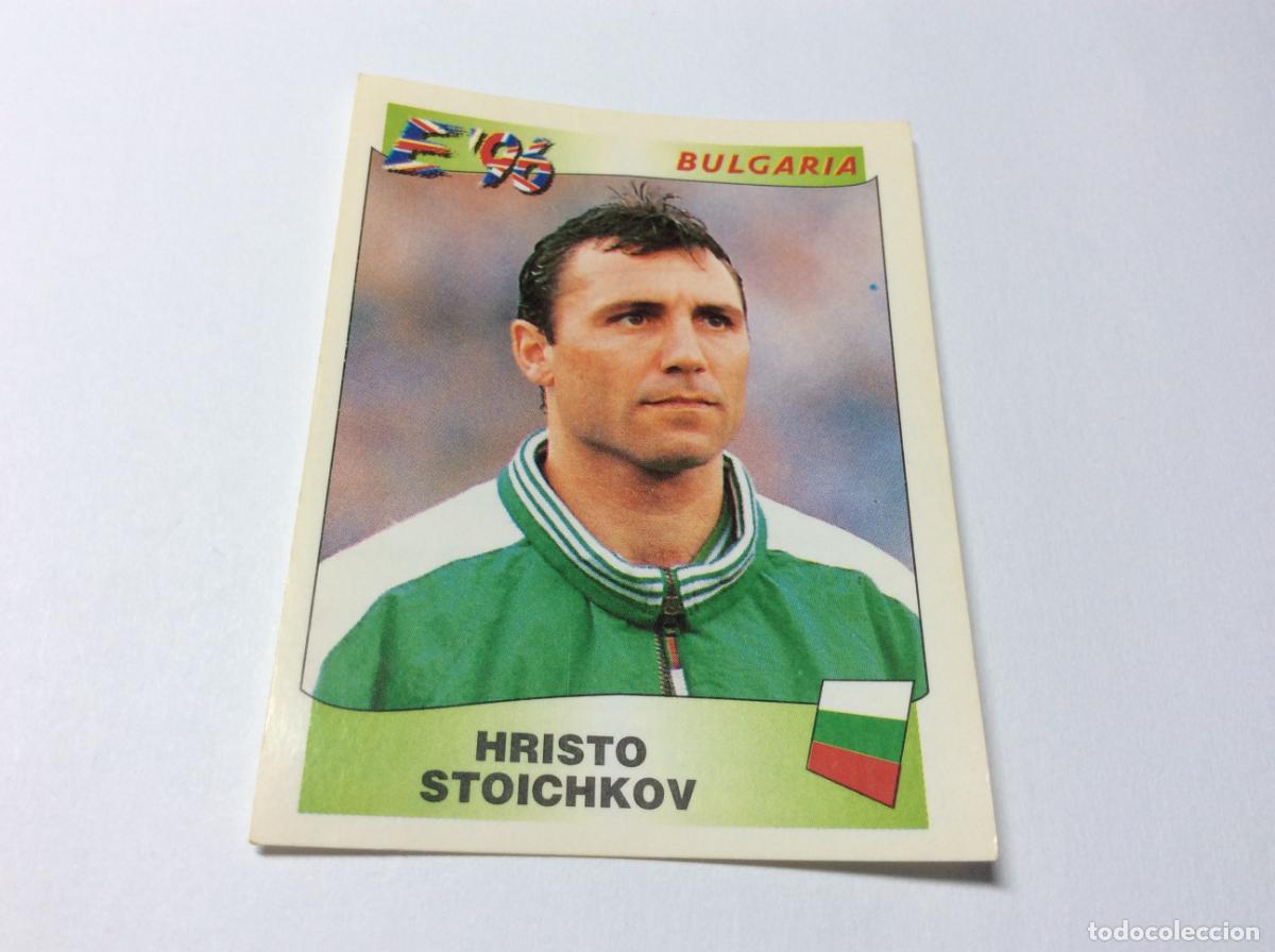 Cromos de F&uacute;tbol: 152 Hristo Stoichkov Bulgaria UEFA EURO 1996 PANINI
