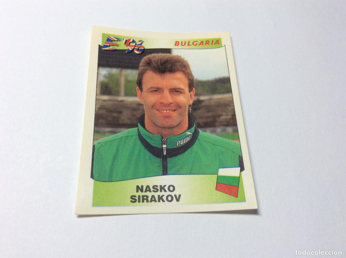 Cromos de F&uacute;tbol: 153 Nasko Sirakov Bulgaria UEFA EURO 1996 PANINI