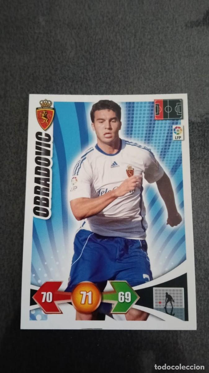 Cromos de F&uacute;tbol: Adrenalyn 09 10 2009 2010 Obradovic Zaragoza