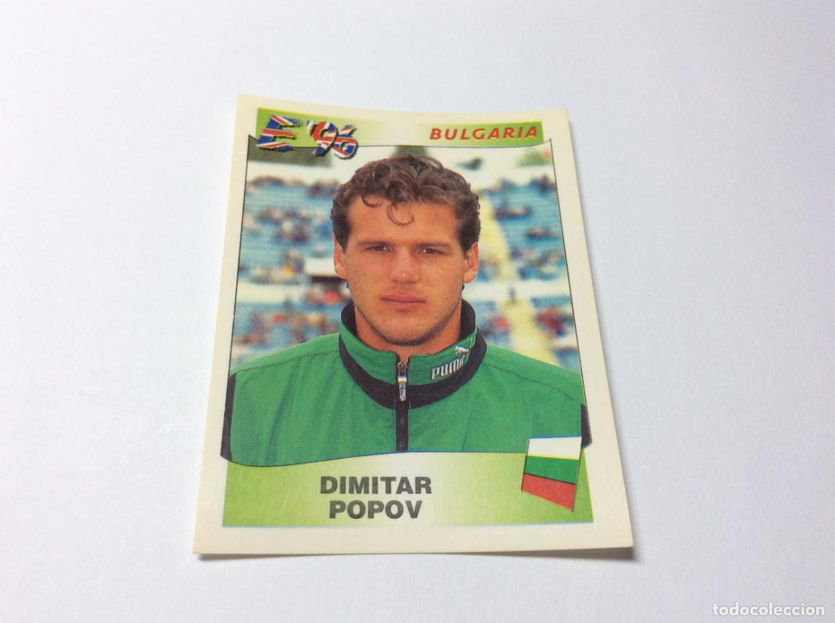 Cromos de F&uacute;tbol: 154 Dimitar Popov Bulgaria UEFA EURO 1996 PANINI