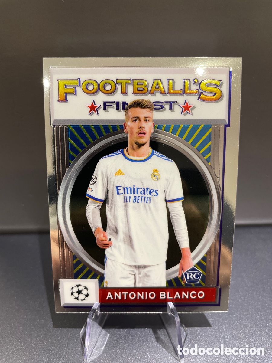 Cromos de F&uacute;tbol: Antonio Blanco 23 Rookie Topps Finest 2021-22 Real Madrid