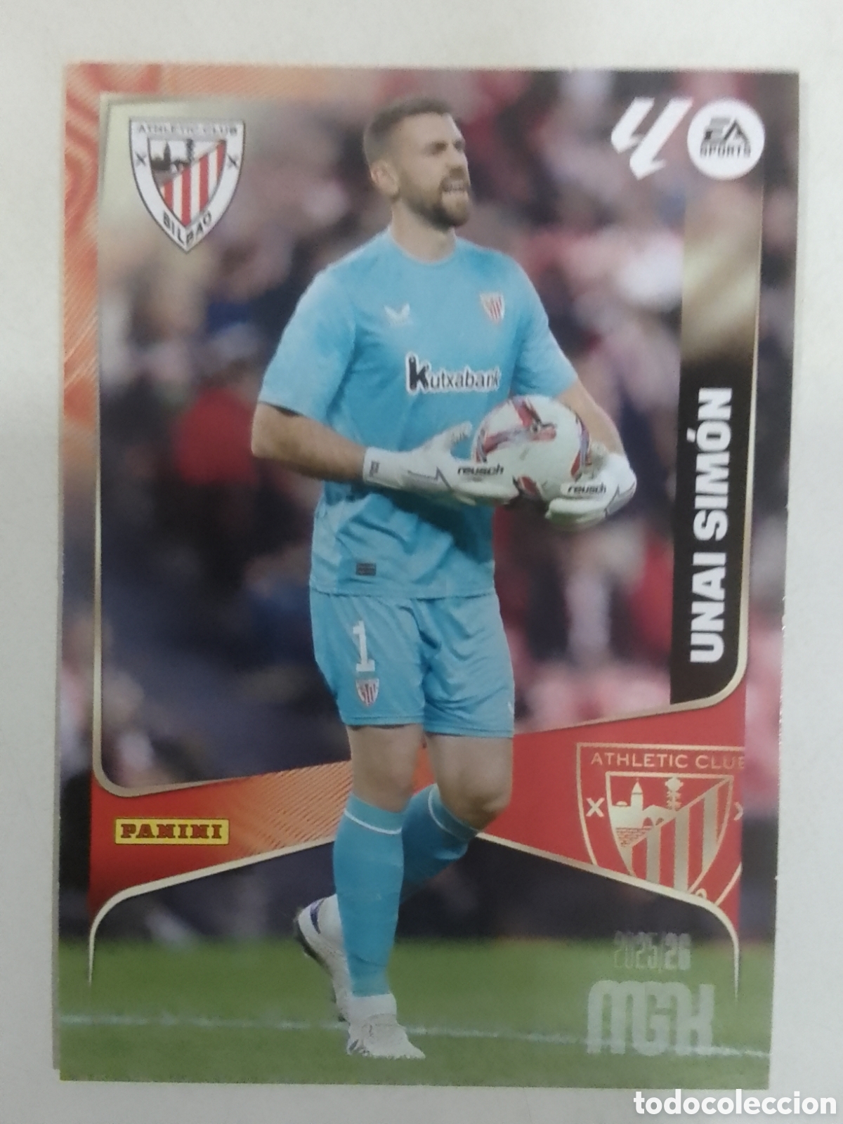 Cromos de Futebol: Megacracks 2025/26 n&deg; 38 Unai Sim&oacute;n &bull; Athletic Club.