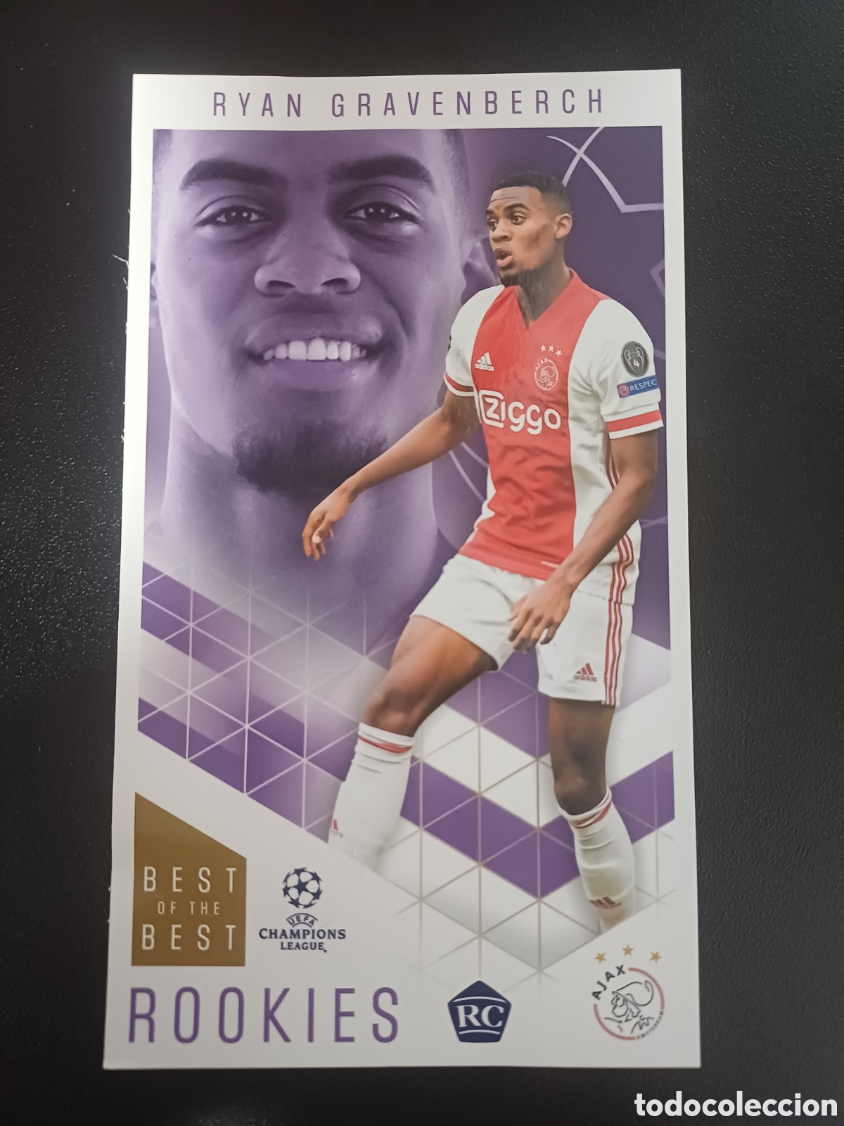 Fu&szlig;ball-Sticker: #041 RYAN GRAVENBERCH AFC AJAX ROOKIES TOPPS BEST OF THE BEST