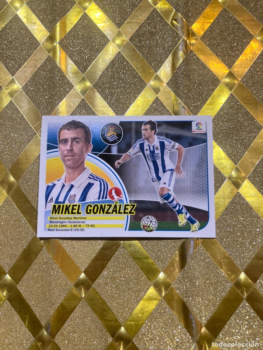 Fu&szlig;ball-Sticker: CROMO DE FUTBOL MIKEL GONZALEZ REAL SOCIEDAD NUMERO 6 LIGA ESTE 2016 2017 PANINI !