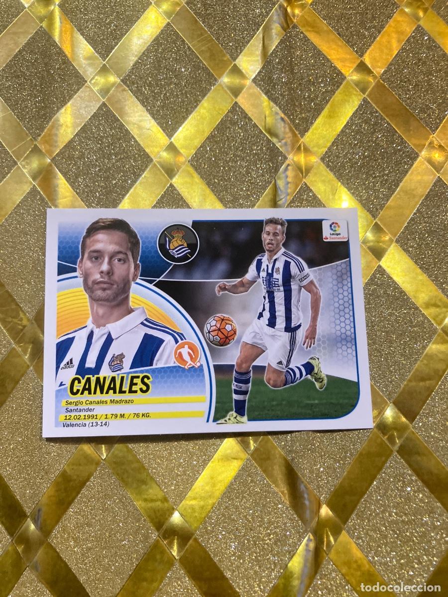 Fu&szlig;ball-Sticker: CROMO DE FUTBOL CANALES REAL SOCIEDAD NUMERO 12 LIGA ESTE 2016 2017 PANINI *