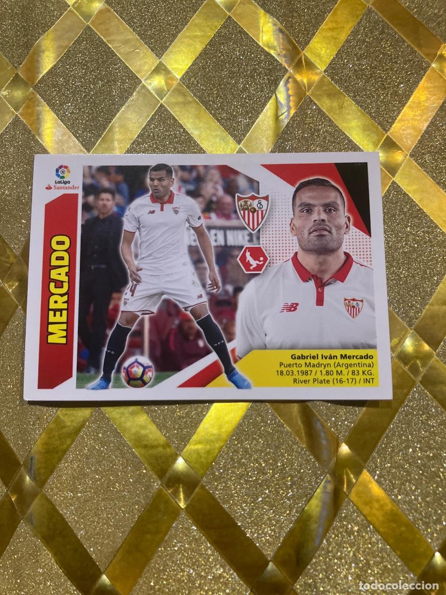 Fu&szlig;ball-Sticker: CROMO DE F&Uacute;TBOL MERCADO NUMERO 3 SEVILLA 2017-18 LIGA ESTE 2017 2018 PANINI *