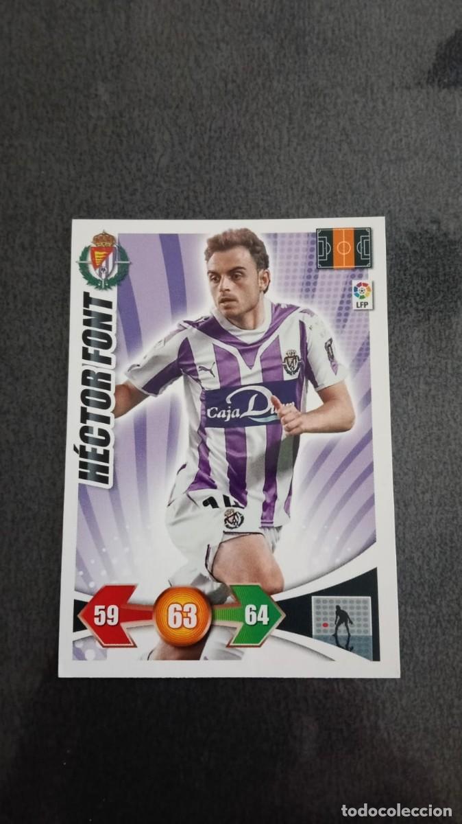 Cromos de F&uacute;tbol: Adrenalyn 09 10 2009 2010 Hector Font Valladolid