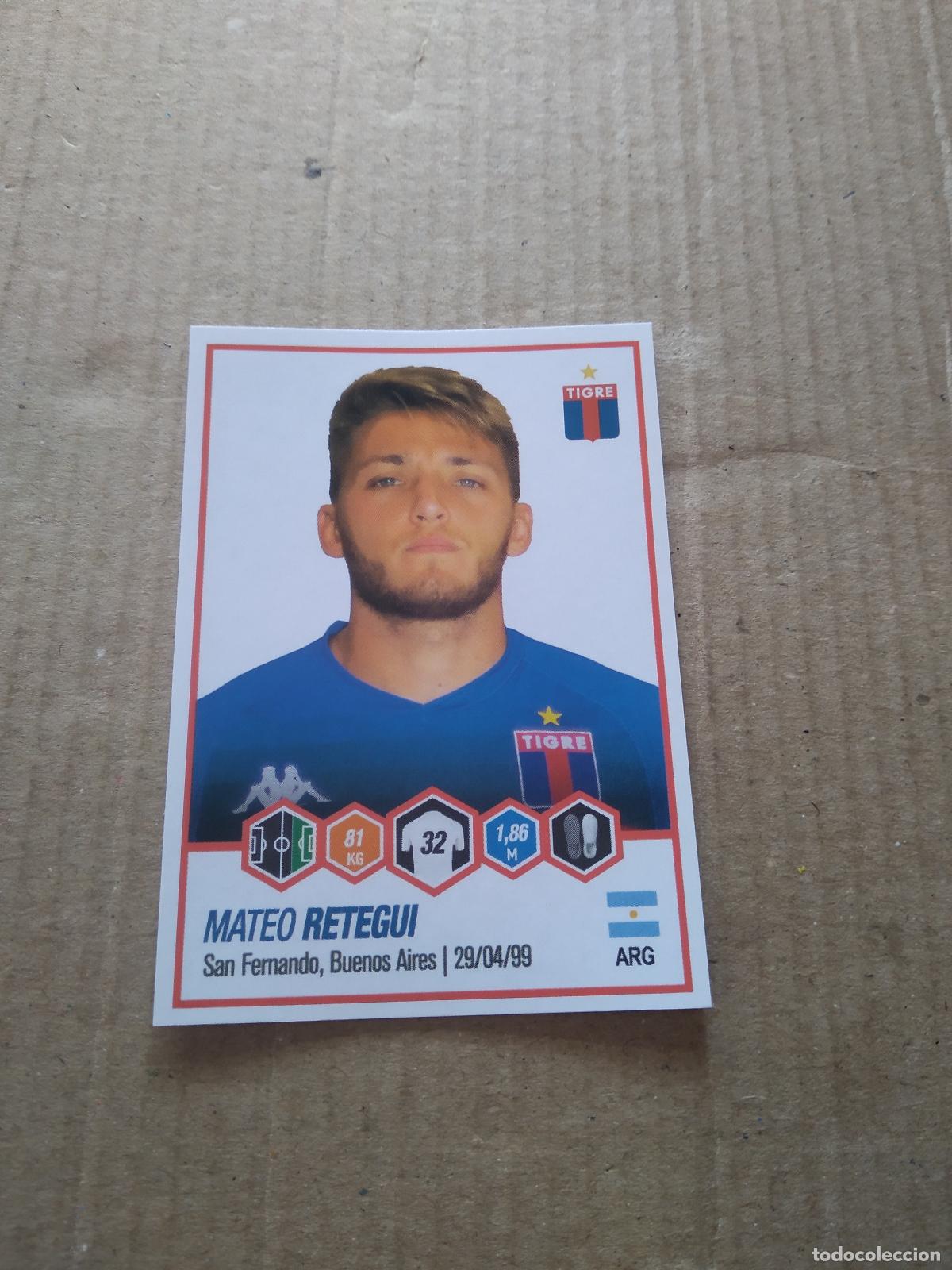 Cromos de F&uacute;tbol: 442 MATEO RETEGUI TIGRE CROMO FUTBOL ARGENTINO PANINI LIGA ARGENTINA 2022