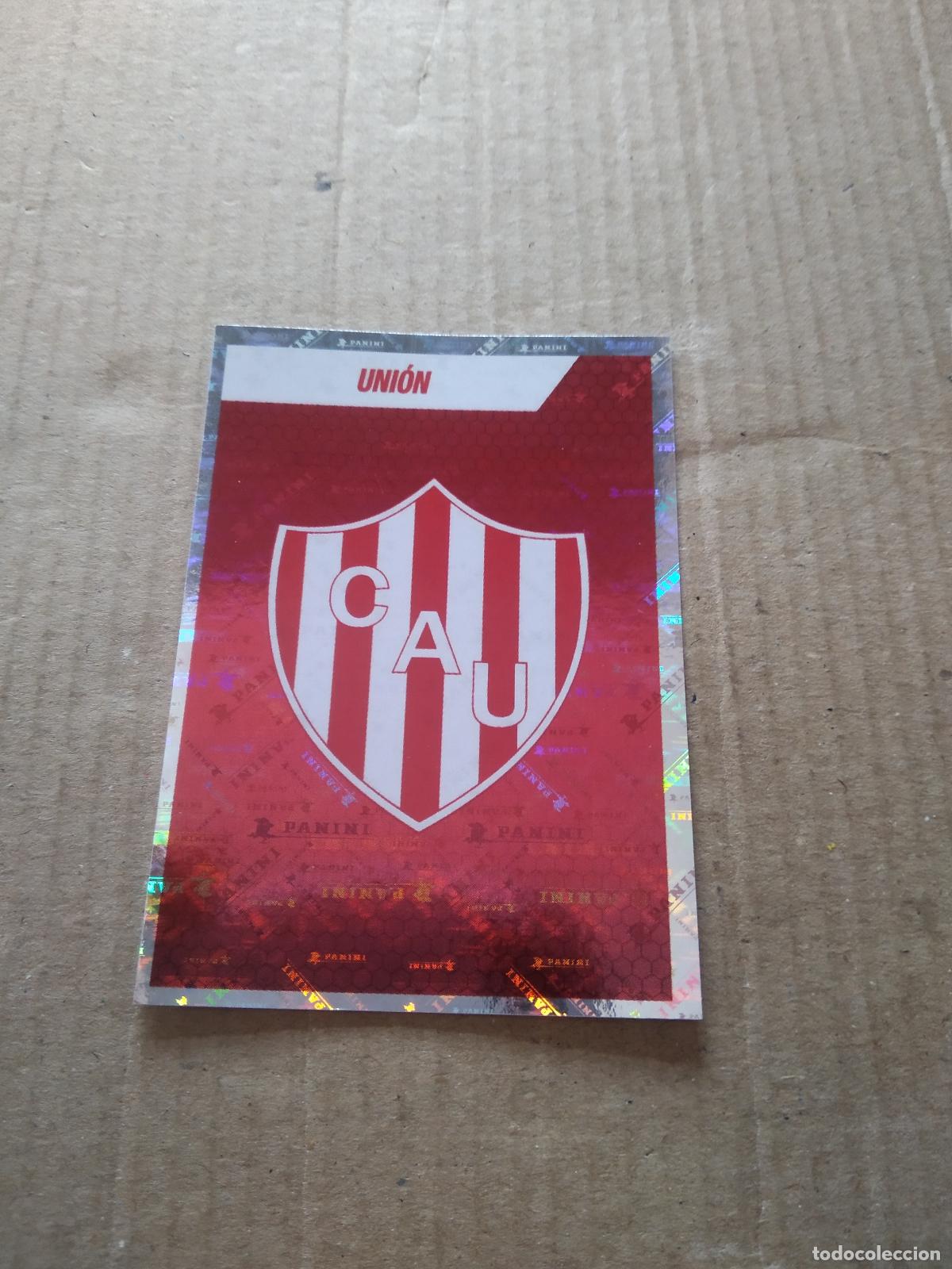 Cromos de F&uacute;tbol: 446 ESCUDO UNION CROMO FUTBOL ARGENTINO PANINI LIGA ARGENTINA 2022