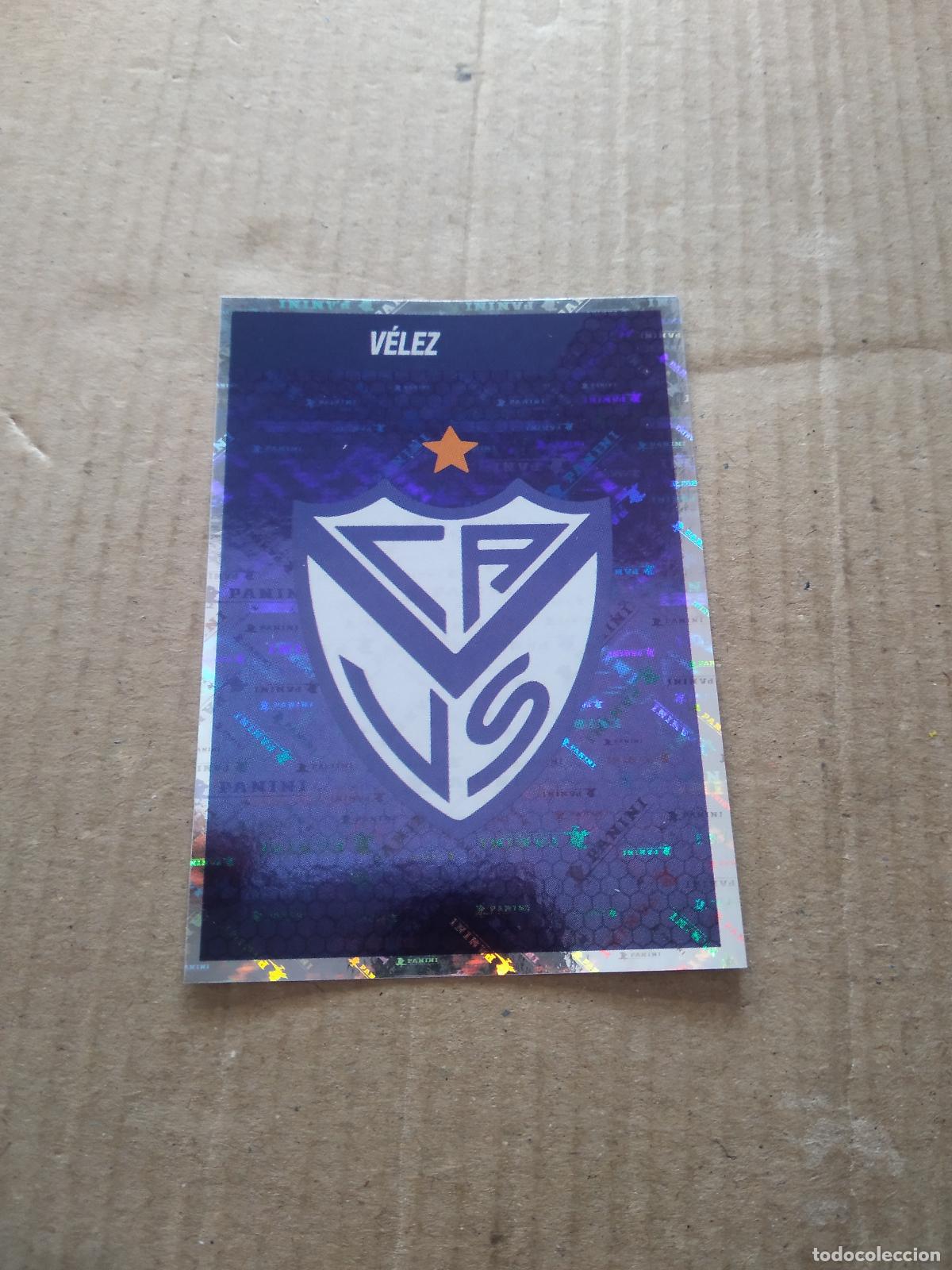 Cromos de F&uacute;tbol: 463 ESCUDO VELEZ CROMO FUTBOL ARGENTINO PANINI LIGA ARGENTINA 2022