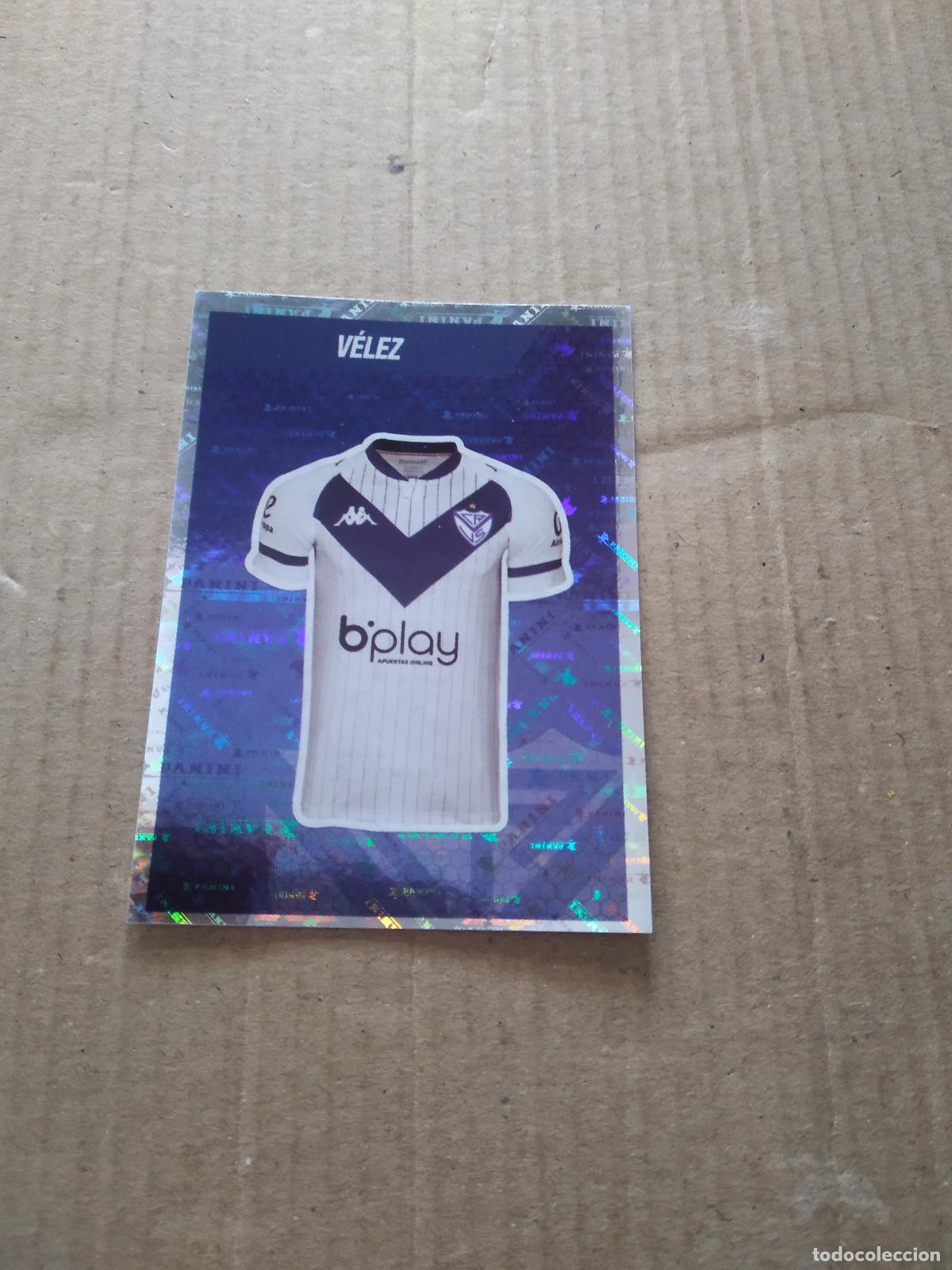 Cromos de F&uacute;tbol: 464 CAMISETA VELEZ CROMO FUTBOL ARGENTINO PANINI LIGA ARGENTINA 2022