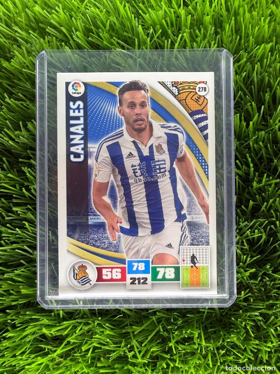 Cromos de F&uacute;tbol: N&ordm; 278 Canales Real Sociedad Adrenalyn XL 15 16