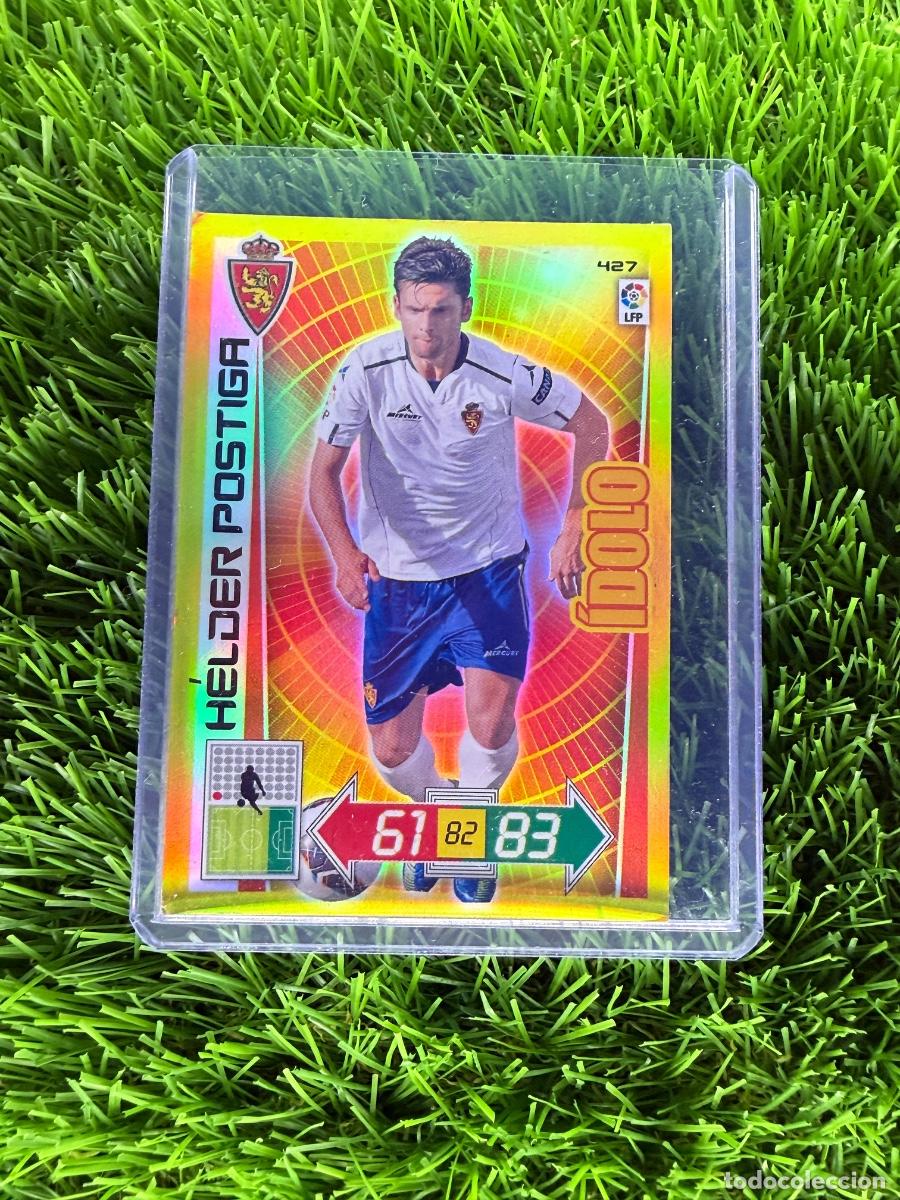 Cromos de F&uacute;tbol: N&ordm; 427 H&eacute;lder Postiga &Iacute;dolo R Zaragoza Adrenalyn XL 12 13
