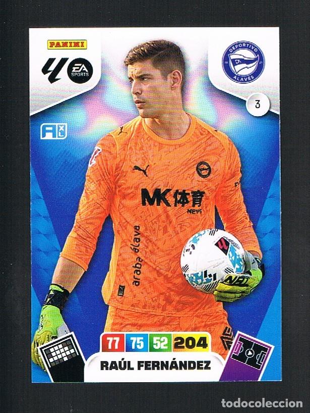 Cromos de F&uacute;tbol: ADRENALYN XL 2025-26 CARD N&ordm; 3 RA&Uacute;L FERN&Aacute;NDEZ DEPORTIVO ALAVES