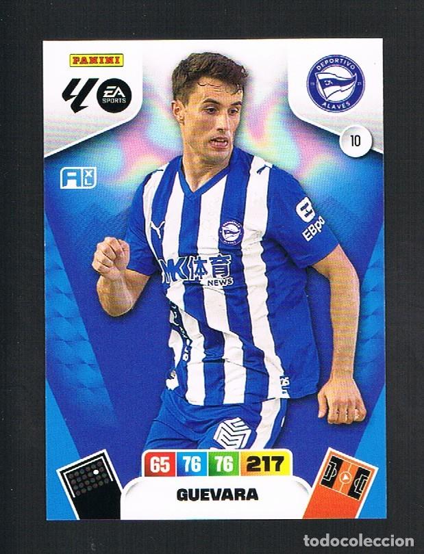 Cromos de F&uacute;tbol: ADRENALYN XL 2025-26 CARD N&ordm; 10 GUEVARA DEPORTIVO ALAVES