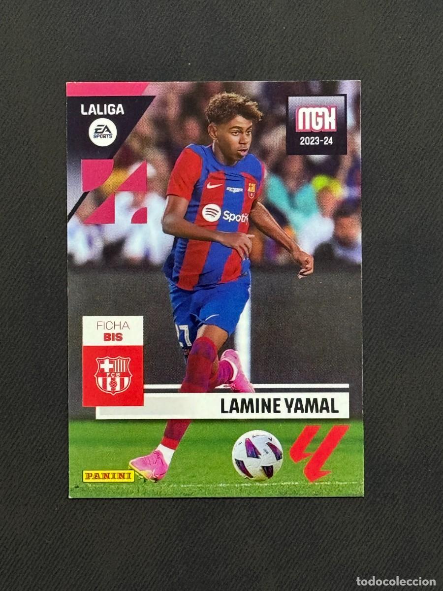 Cromos de F&uacute;tbol: ROOKIE LAMINE YAMAL (BARCELONA) 108 BIS NUEVO DE SOBRE TEMPORADA 2023 2024 MEGACRAKS