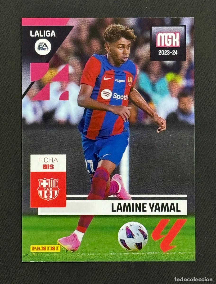 Cromos de F&uacute;tbol: ROOKIE LAMINE YAMAL (BARCELONA) 108 BIS NUEVO DE SOBRE TEMPORADA 2023 2024 MEGACRAKS
