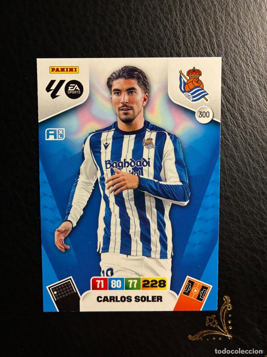 Cromos de F&uacute;tbol: 300 CARLOS SOLER REAL SOCIEDAD ADRENALYN LIGA 25 26 2025 2026 PANINI