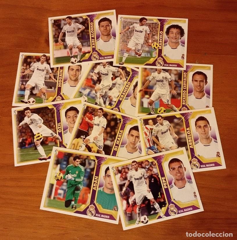 Cromos de F&uacute;tbol: LOTE DE 10 CROMOS REAL MADRID CF LIGA EDICIONES ESTE 2011-12 2011 2012 11 12 NUEVOS NUNCA PEGADOS