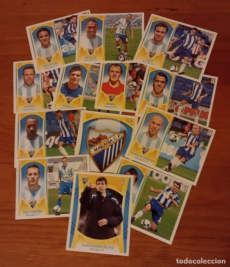 Cromos de F&uacute;tbol: LOTE DE 13 CROMOS M&Aacute;LAGA CF LIGA EDICIONES ESTE 2009-10 2009 2010 09 10 NUEVOS NUNCA PEGADOS