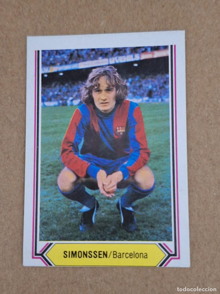 Cartes &agrave; collectionner de Football: 80 81 este nunca pegado dinamarca barcelona simonsen simonssen puntas rectas