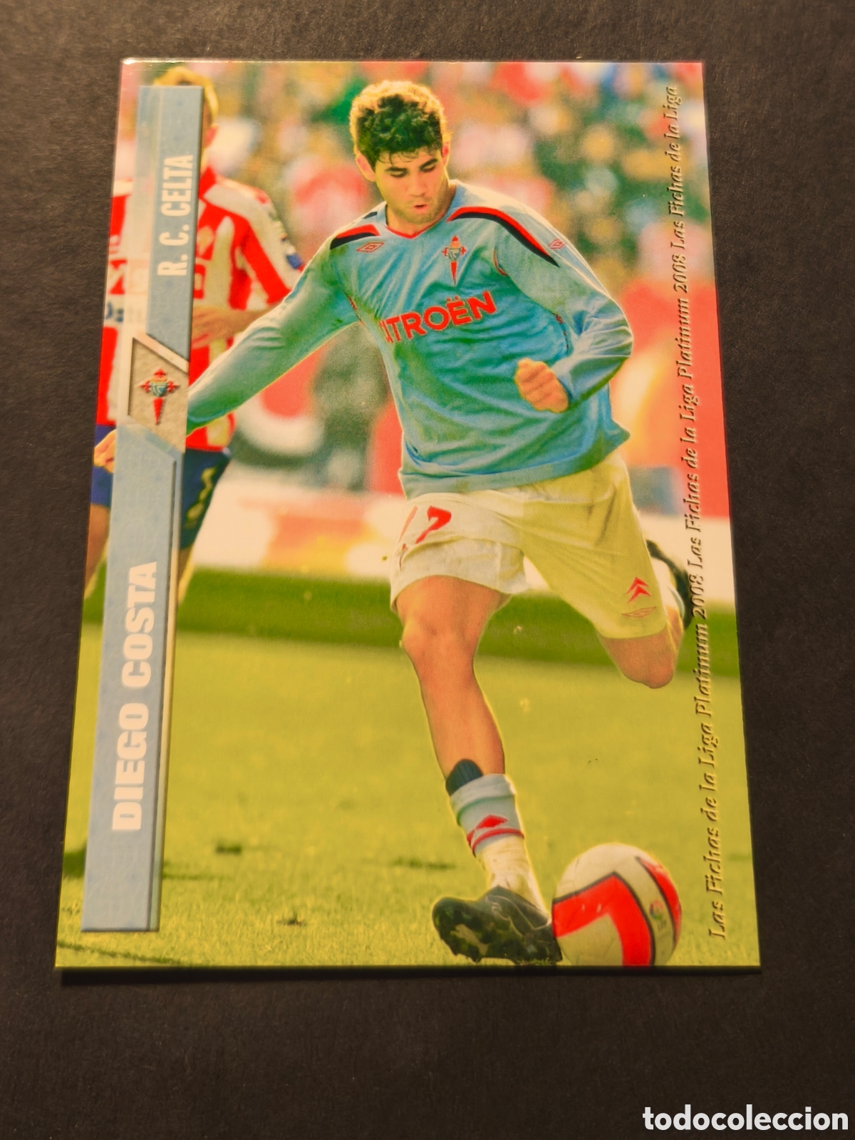 Cromos de F&uacute;tbol: 776 ROOKIE CARD DIEGO COSTA CELTA DE VIGO MC 2008 PLATINUM