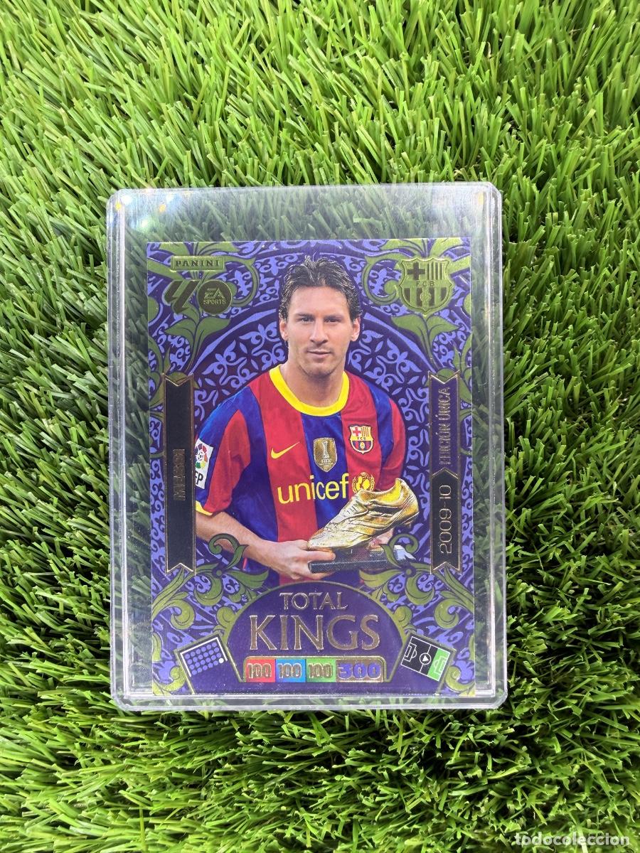 Cromos de F&uacute;tbol: Messi 2009-10 Total Kings FC Barcelona Adrenalyn XL 25 26