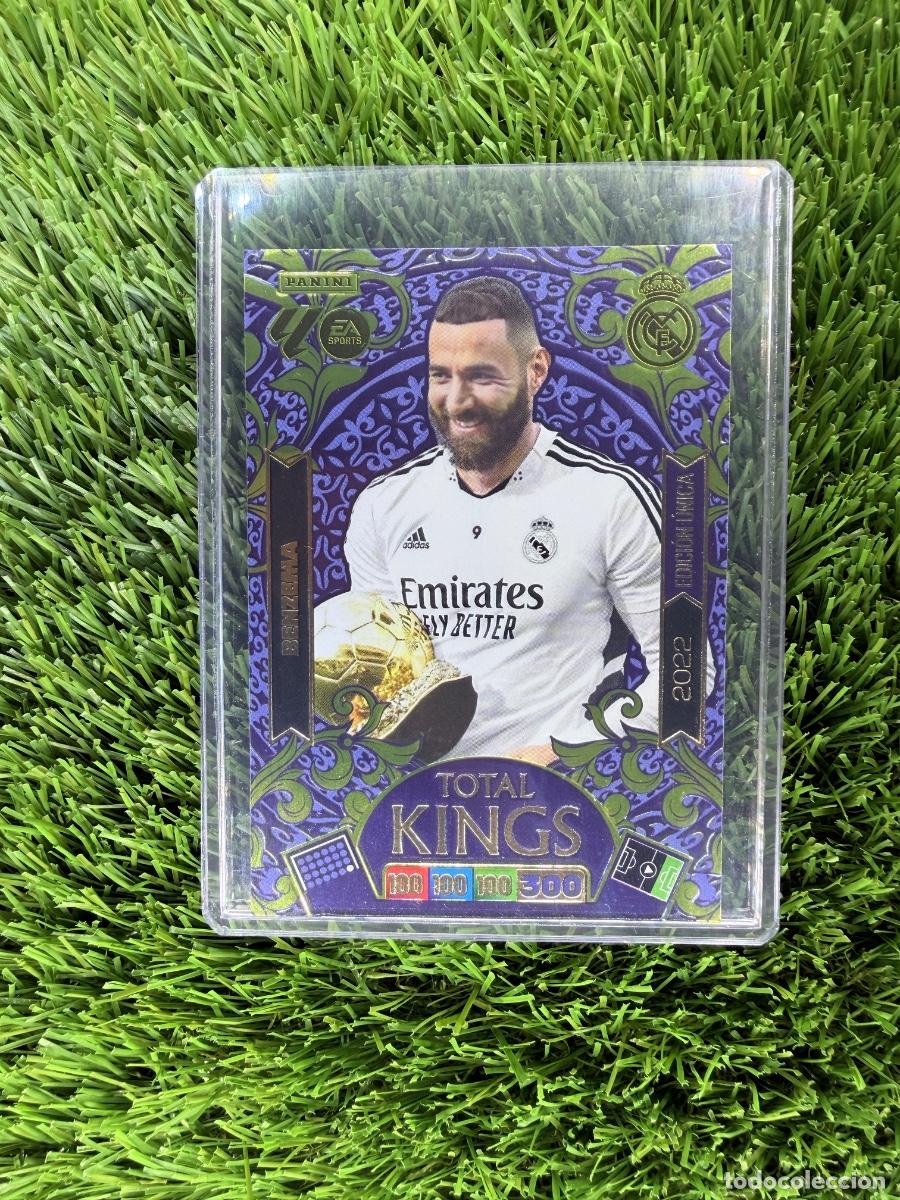 Cromos de F&uacute;tbol: Benzema 2022 Total Kings Real Madrid CF Adrenalyn XL 25 26