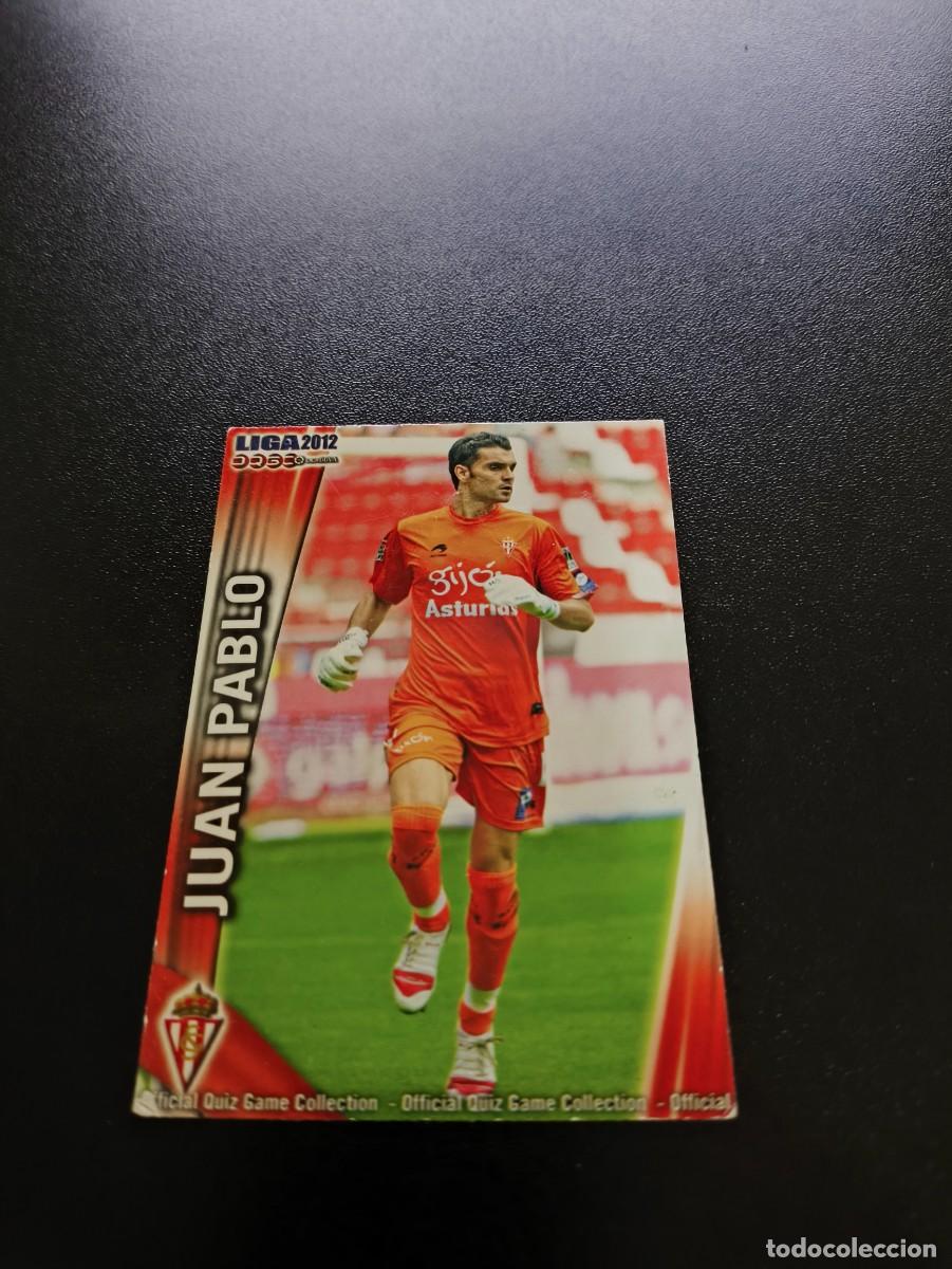 Cromos de F&uacute;tbol: 247 JUAN PABLO SPORTING DE GIJON MUNDICROMO LIGA 2011 2012 11 12 NO PANINI ESTE MEGACRACKS