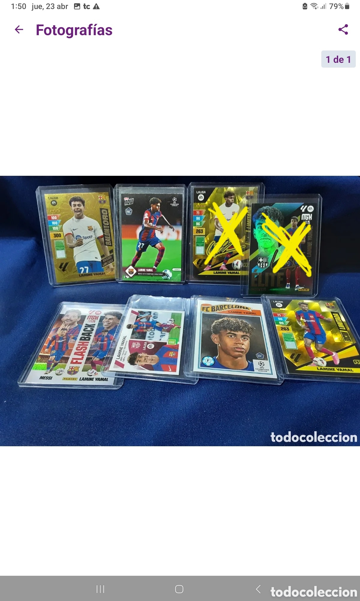 Cromos de F&uacute;tbol: Lamine Yamal Fc Barcelona