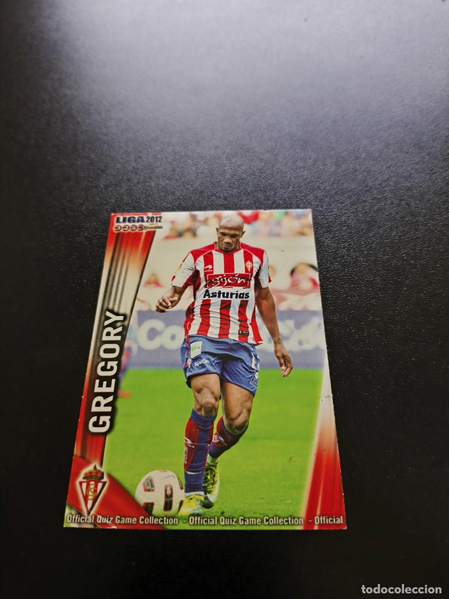 Cromos de F&uacute;tbol: 252 GREGORY SPORTING DE GIJON MUNDICROMO LIGA 2011 2012 11 12 NO PANINI ESTE MEGACRACKS