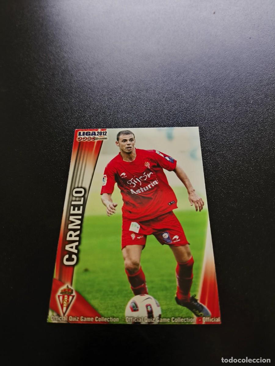 Cromos de F&uacute;tbol: 256 CARMELO SPORTING DE GIJON MUNDICROMO LIGA 2011 2012 11 12 NO PANINI ESTE MEGACRACKS