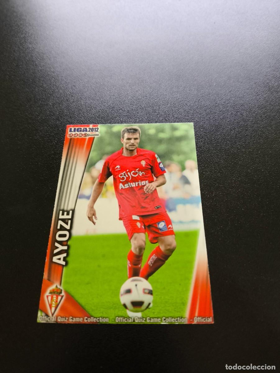 Cromos de F&uacute;tbol: 257 AYOZE SPORTING DE GIJON MUNDICROMO LIGA 2011 2012 11 12 NO PANINI ESTE MEGACRACKS
