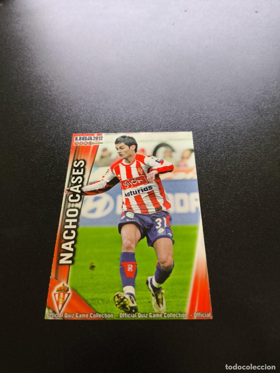 Cromos de F&uacute;tbol: 258 NACHO CASES SPORTING DE GIJON MUNDICROMO LIGA 2011 2012 11 12 NO PANINI ESTE MEGACRACKS