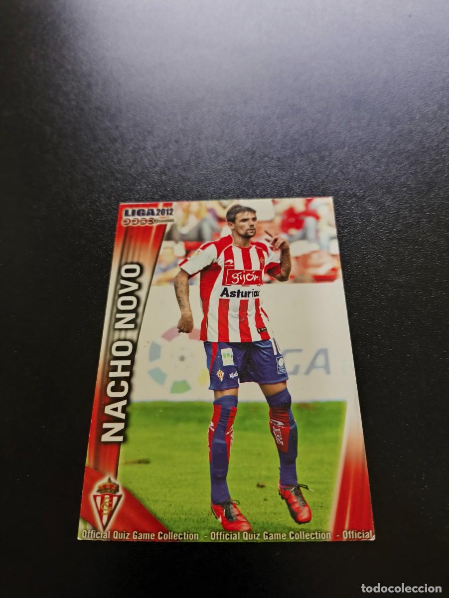 Cromos de F&uacute;tbol: 262 NACHO NOVO SPORTING DE GIJON MUNDICROMO LIGA 2011 2012 11 12 NO PANINI ESTE MEGACRACKS