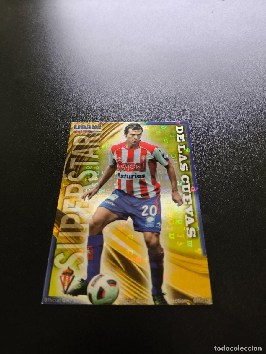Cromos de F&uacute;tbol: 268 DE LAS CUEVAS LETRAS SPORTING DE GIJON MUNDICROMO LIGA 2011 2012 11 12 NO PANINI ESTE MEGACRACKS