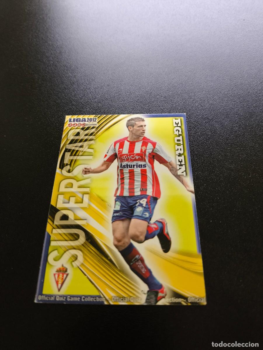 Cromos de F&uacute;tbol: 270 EGUREN MATE SPORTING DE GIJON MUNDICROMO LIGA 2011 2012 11 12 NO PANINI ESTE MEGACRACKS