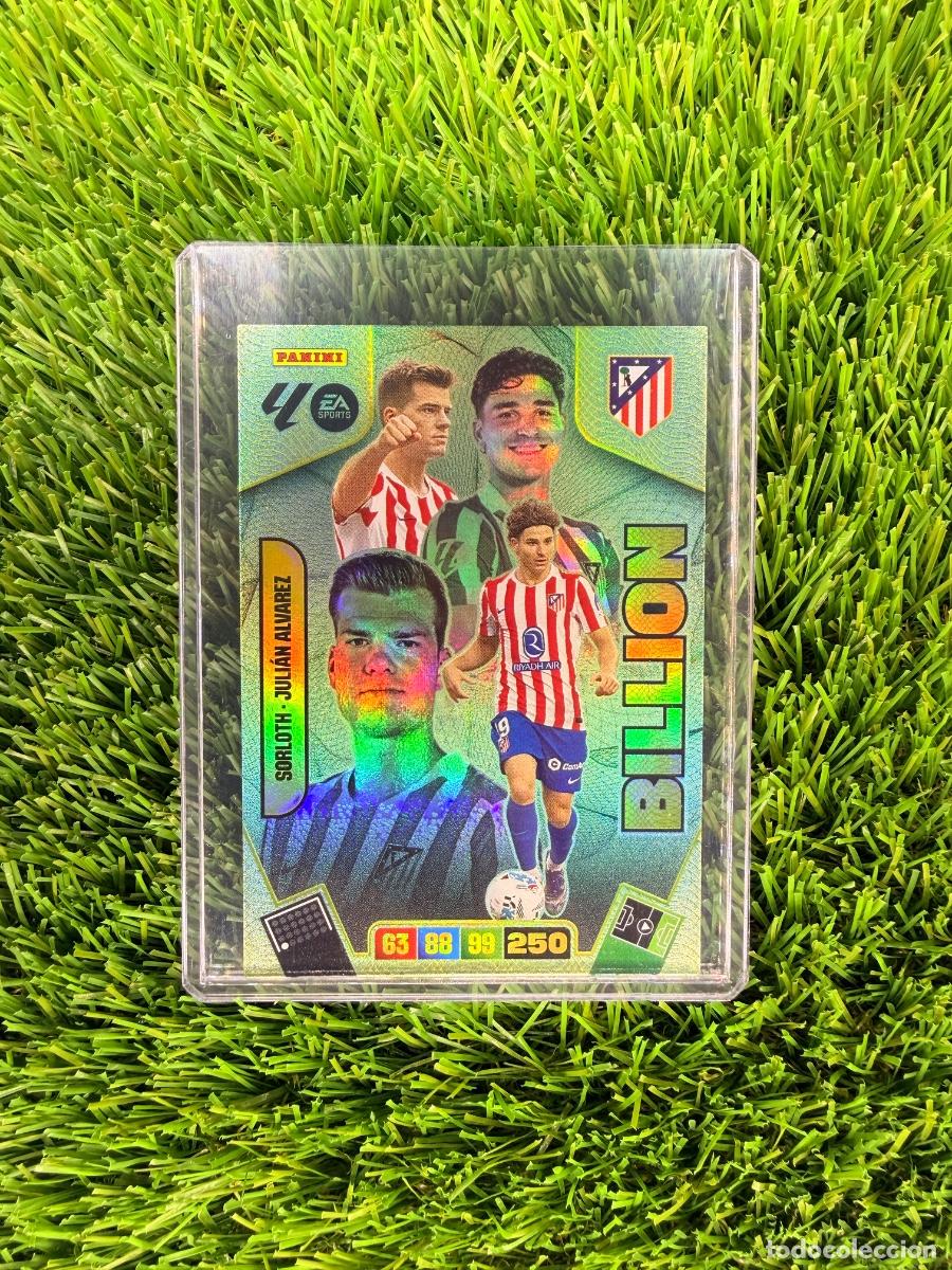 Cromos de F&uacute;tbol: Sorloth - Juli&aacute;n &Aacute;lvarez Billion Atl&eacute;tico de Madrid Adrenalyn XL 25 26