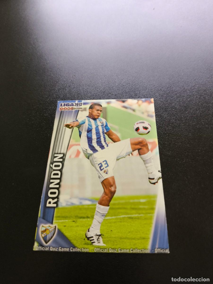 Cromos de F&uacute;tbol: 290 RONDON MALAGA MUNDICROMO LIGA 2011 2012 11 12 NO PANINI ESTE MEGACRACKS