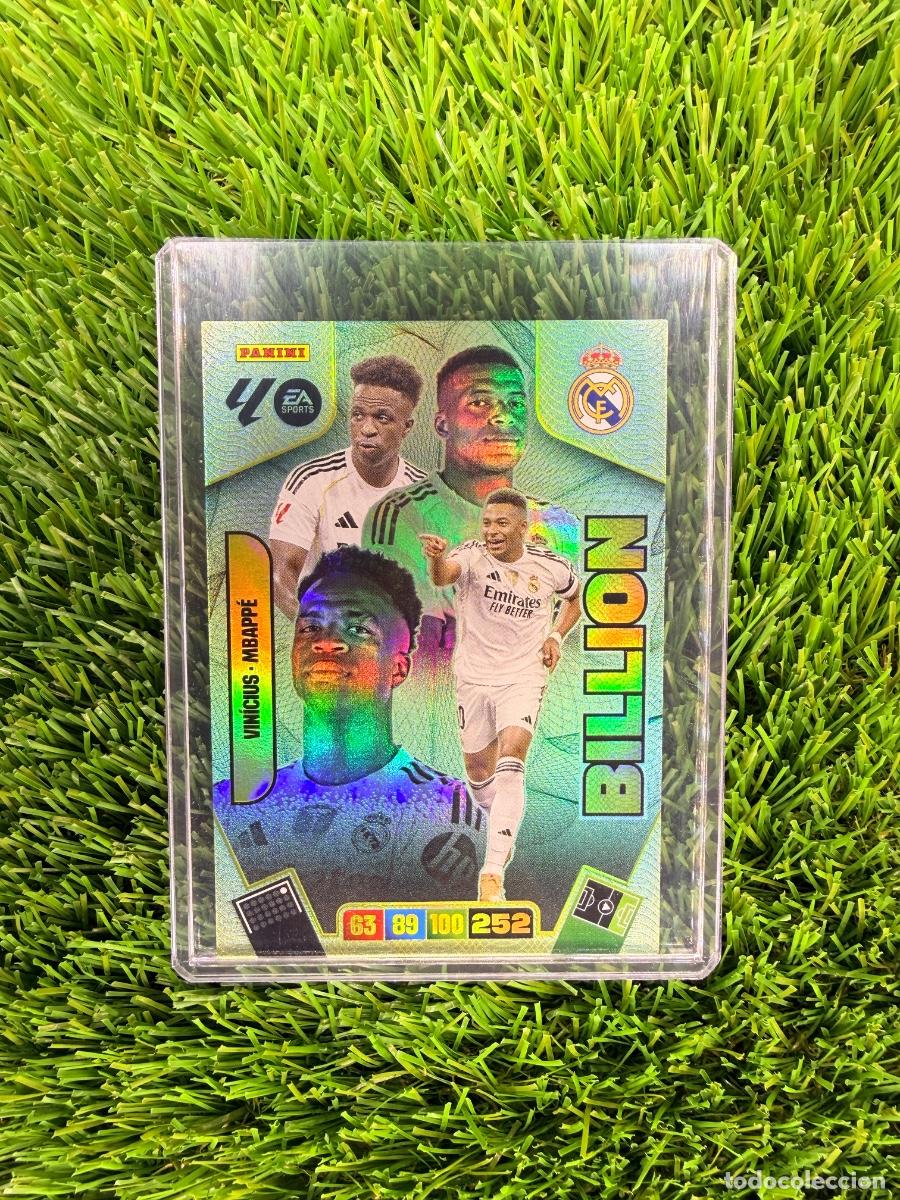 Cromos de F&uacute;tbol: Vin&iacute;cius - Mbapp&eacute; Billion Real Madrid CF Adrenalyn XL 25 26