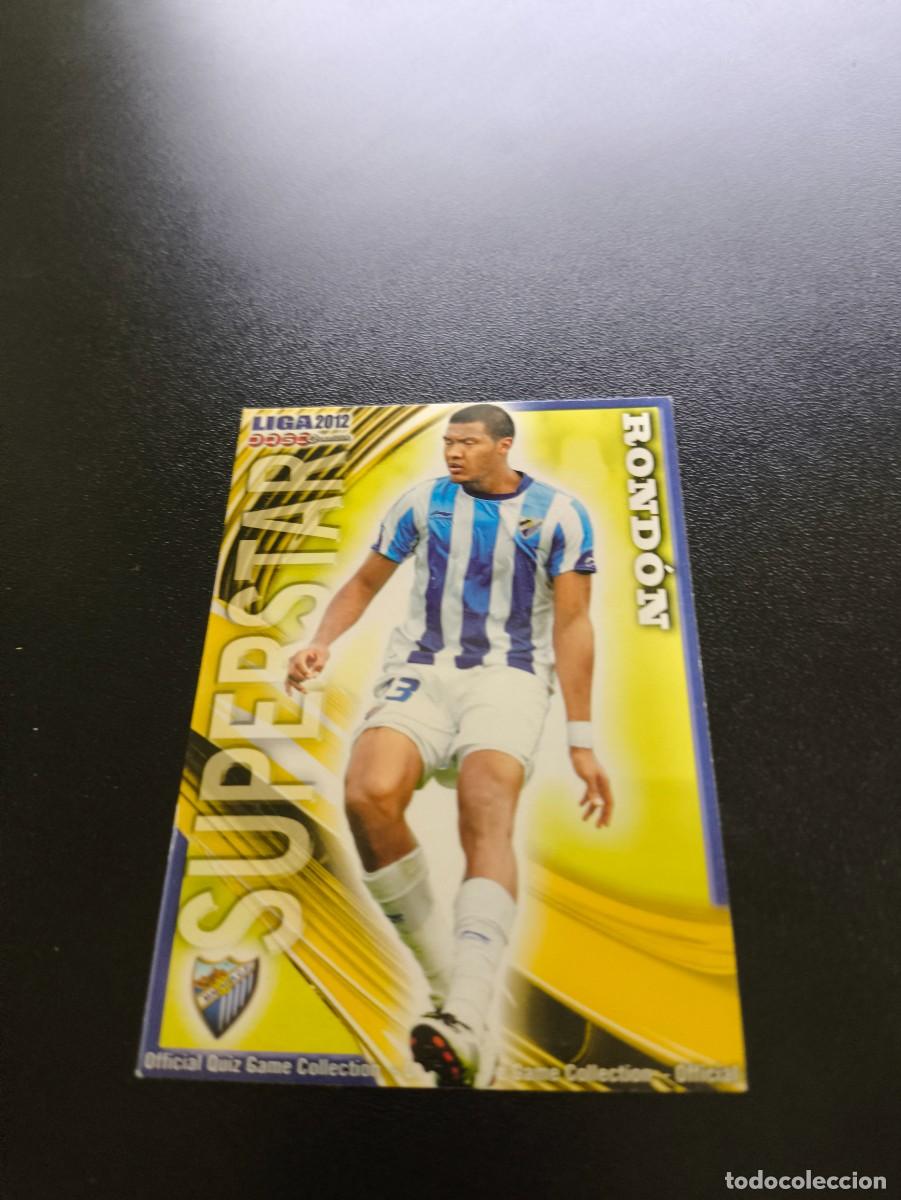 Cromos de F&uacute;tbol: 296 RONDON MATE SUPERSTAR MALAGA MUNDICROMO LIGA 2011 2012 11 12 NO PANINI ESTE MEGACRACKS