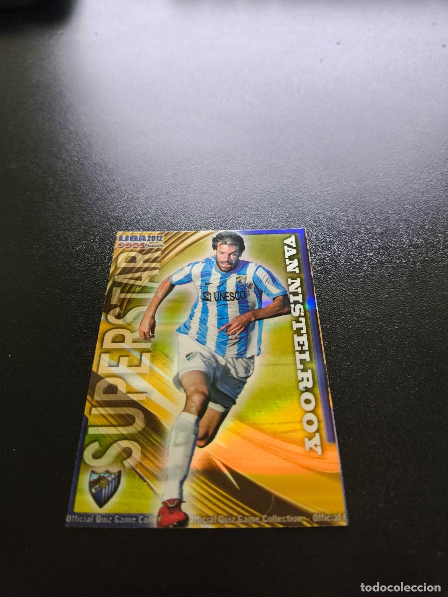 Cromos de F&uacute;tbol: 297 Van Nistelrooy BRILLO SUPERSTAR MALAGA MUNDICROMO LIGA 2011 2012 11 12 NO PANINI ESTE MEGACRACKS