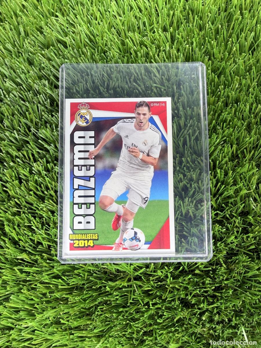 Cromos de F&uacute;tbol: N&ordm; 197 Karim Benzema Mundialistas 2014 Argentina Real Madrid CF Colecci&oacute;n Oficial 2013 14