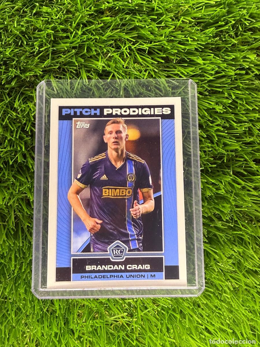 Cromos de F&uacute;tbol: N&ordm; 140 Brandan Craig Pitch Prodigies Philadelphia Union Topps MLS 22 23