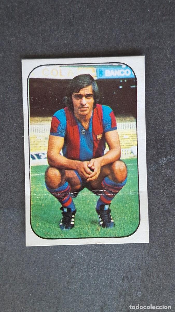Cromos de F&uacute;tbol: L3 AMARILLO F. C. BARCELONA FICHAJE 26 LIGA ESTE 1976 1977 76 77 DESPEGADO RECUPERADO