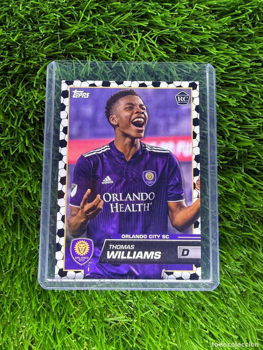 Cromos de F&uacute;tbol: N&ordm; 87 Thomas Williams Soccer Tile Paralell Orlando City Topps MLS 22 23