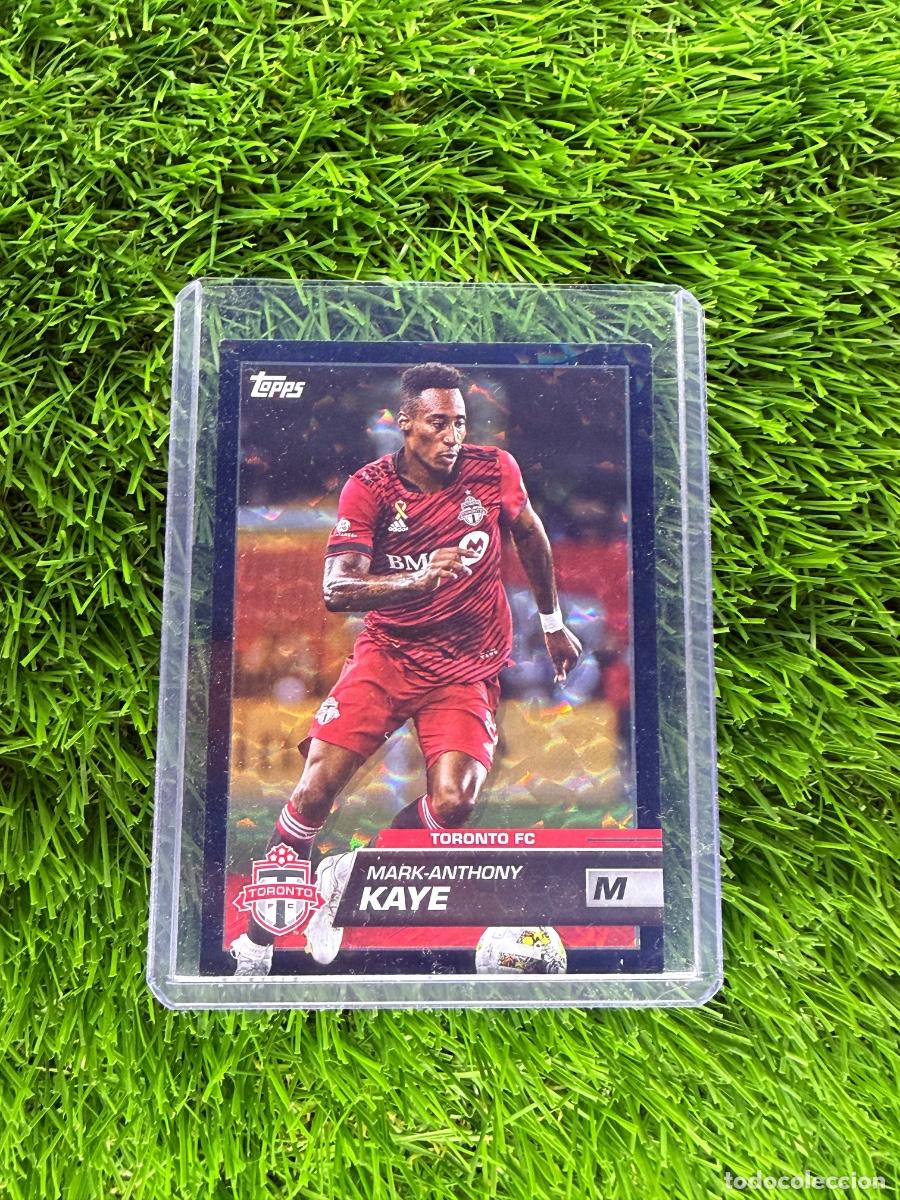 Cromos de F&uacute;tbol: N&ordm; 165 Mark-Anthony Kaye Black Icy Foil Paralell Toronto FC Topps MLS 22 23